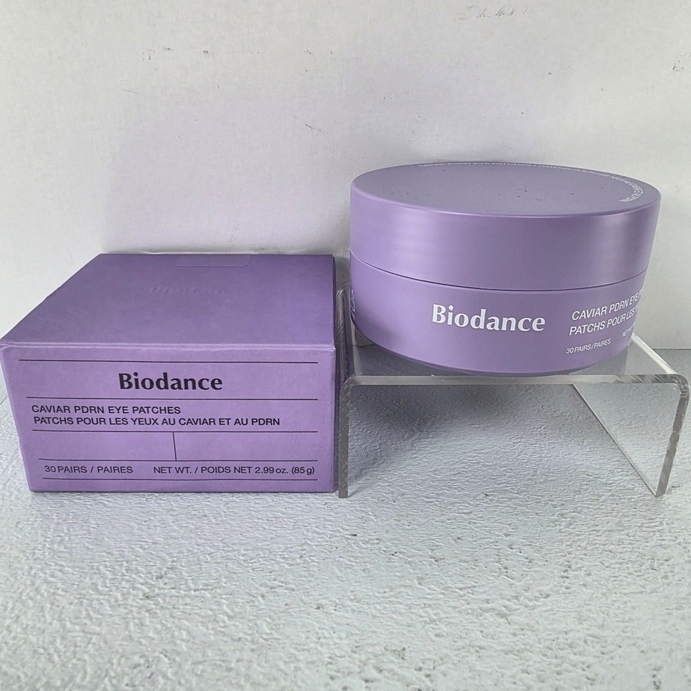 Biodance Caviar PDRN Eye Patches 30 Pairs Radiant Glow Depuffing Skin Care Korea